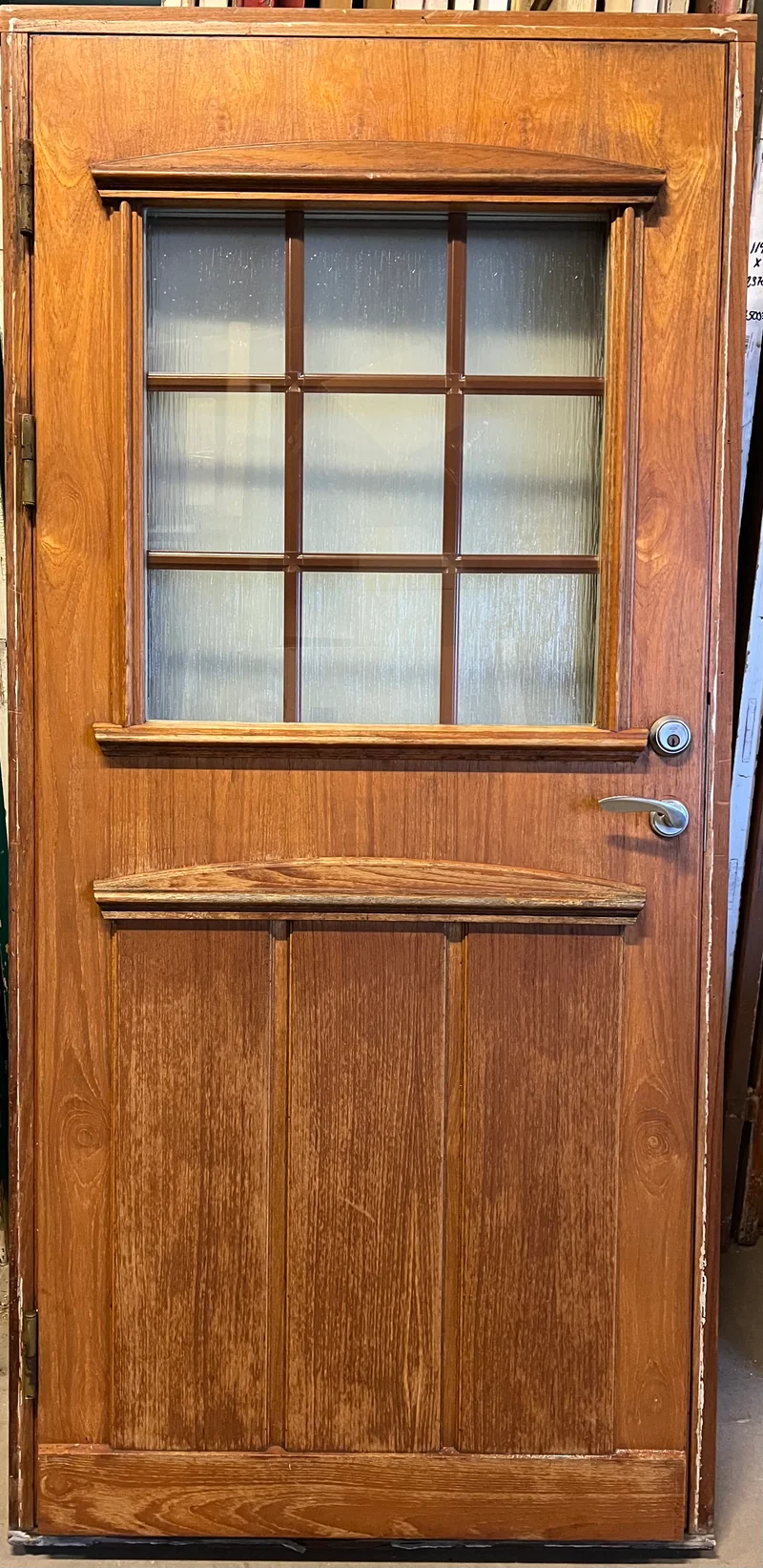Ytterdörr med karm 99x209