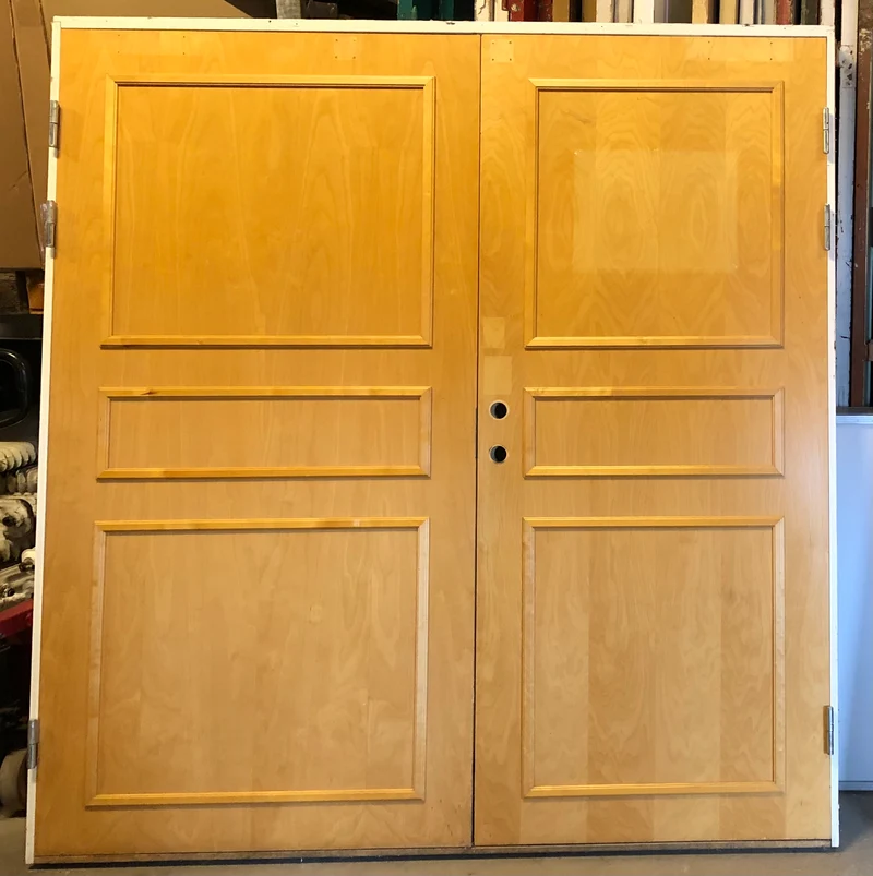 Dubbeldörr med karm 197x209,5