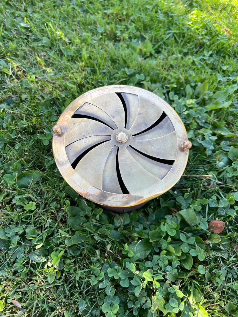 Spiralventil mässing
