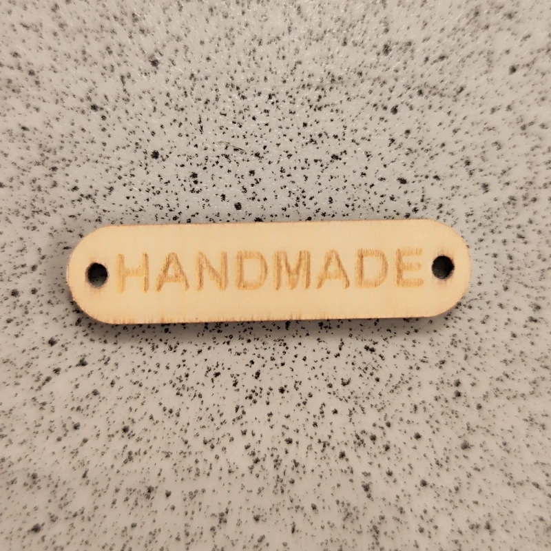 Wooden tags Handmade Rounded