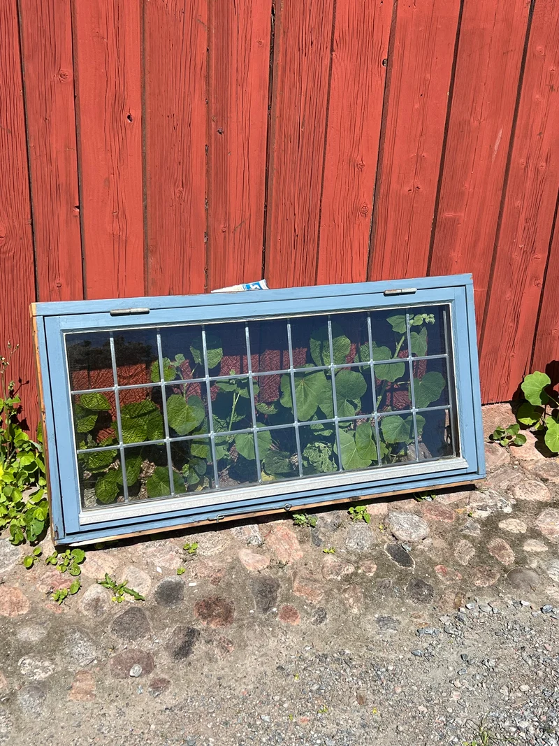 Fönster med karm 119x58,5