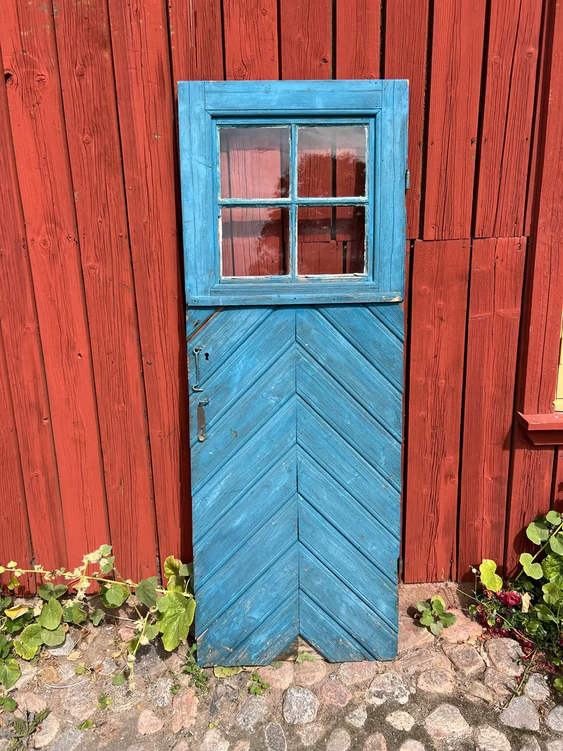 Glasad dörr 64x175