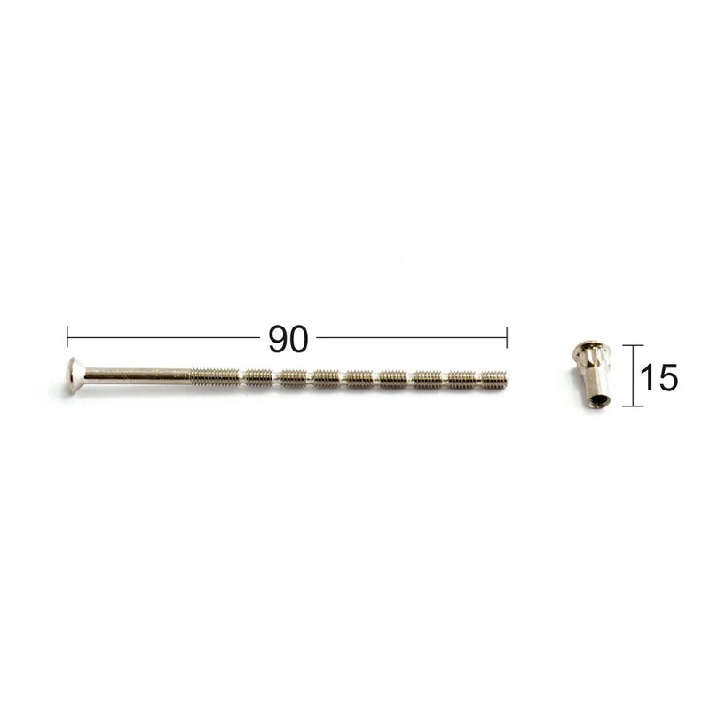 Skruv m nippel M4 9-90-7 nickel 2-pack SB