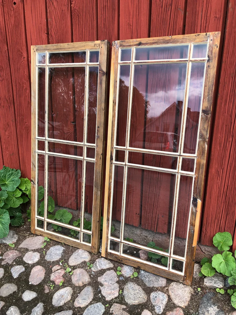 1 par verandafönster 47,5x109,5