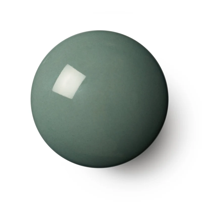 Plain Petrol Green | Krok i Petroleumgrön Porslin