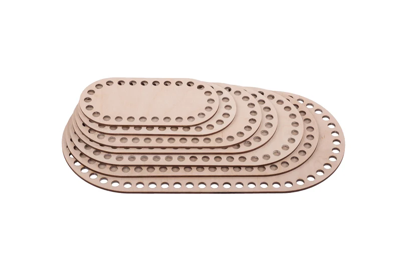 Oval Bottenplatta med hål