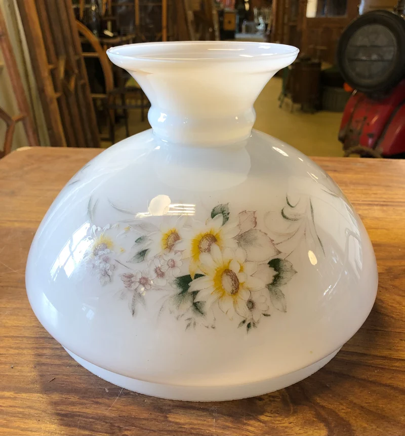 Glaskupa blommig