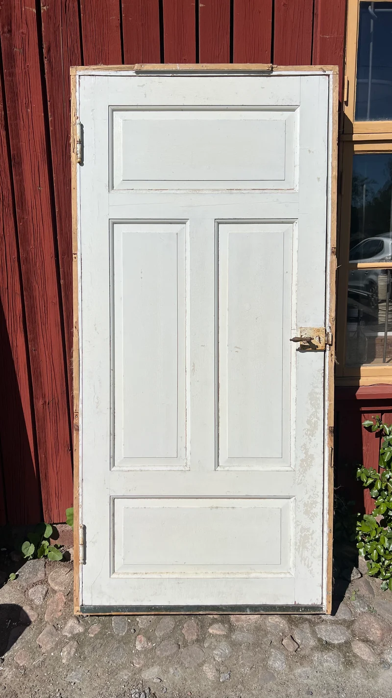 Spegeldörr med karm 98x204 4-sp