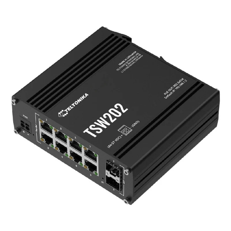 PoE+ Switch 8 portar managed