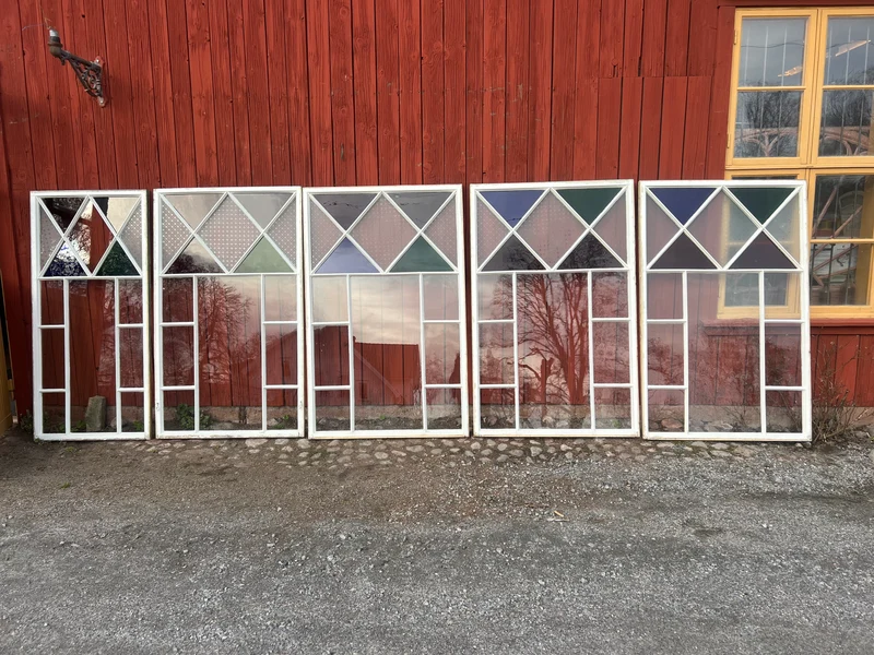 Glasveranda 5 st fönsterbågar