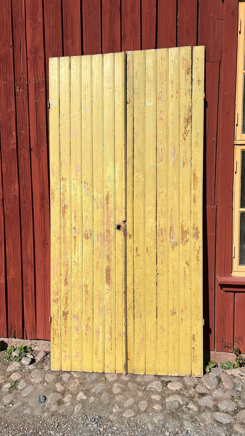 Plankdörr par 120x249