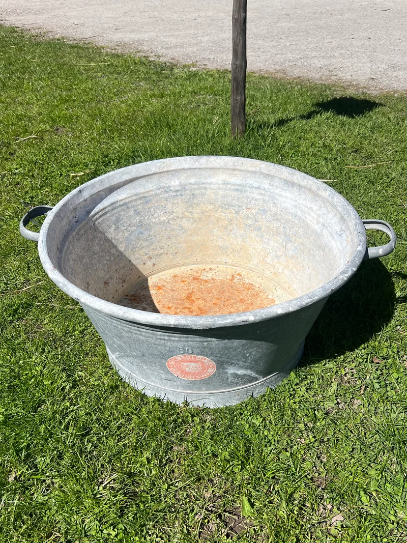 Zinkbalja 60 L