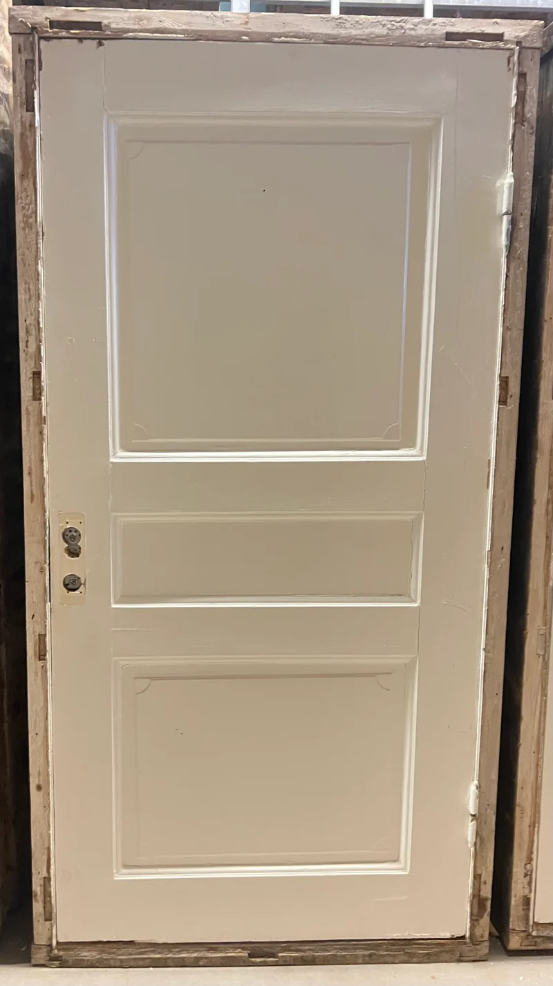 Spegeldörr med karm 114x222 3-sp