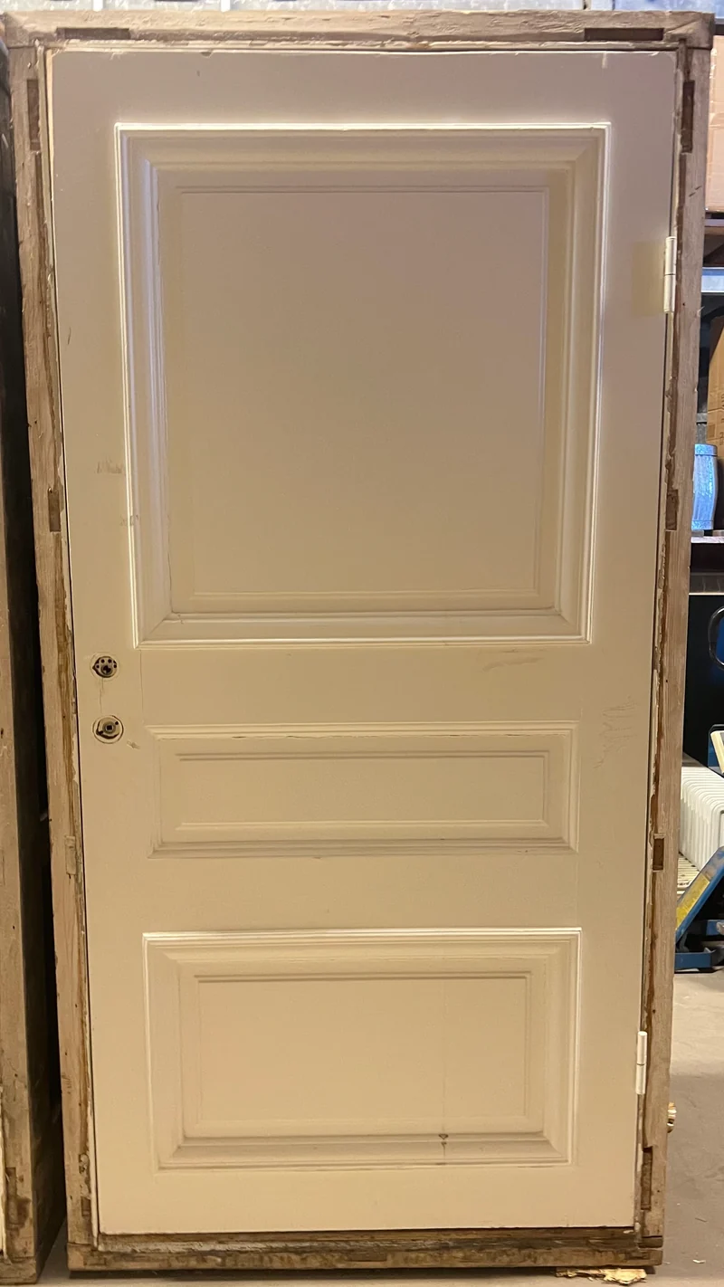 Spegeldörr med karm 114x222 3-sp