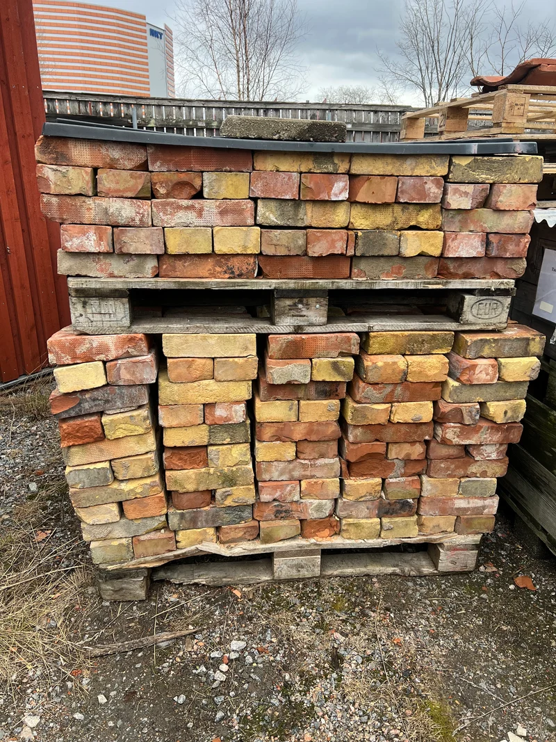 Tegelsten orange/gul 450 st