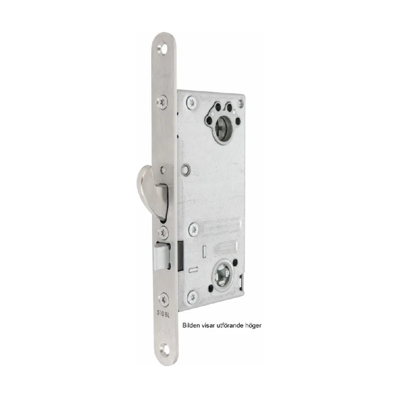 Låshus 510-50 BL vänster – Rostfri, Klass 5, 50 mm