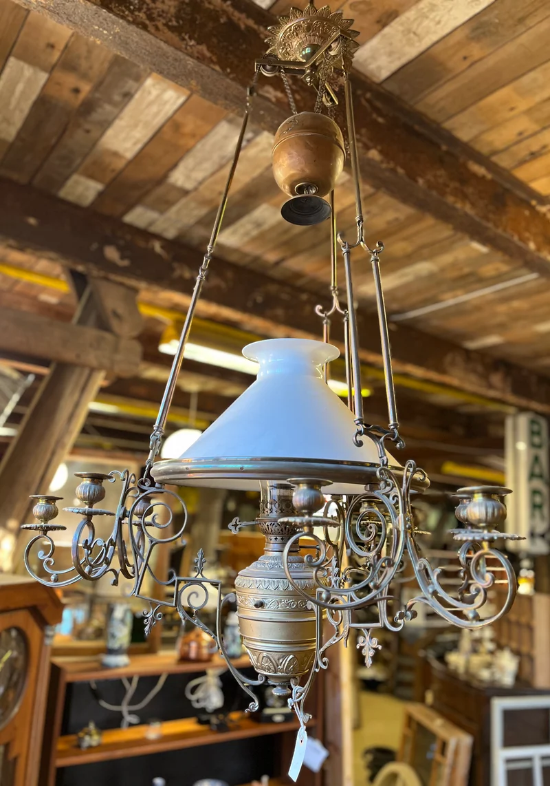 Fotogenlampa/takkrona