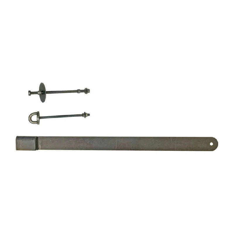 Låsbom 840 mm höger krom