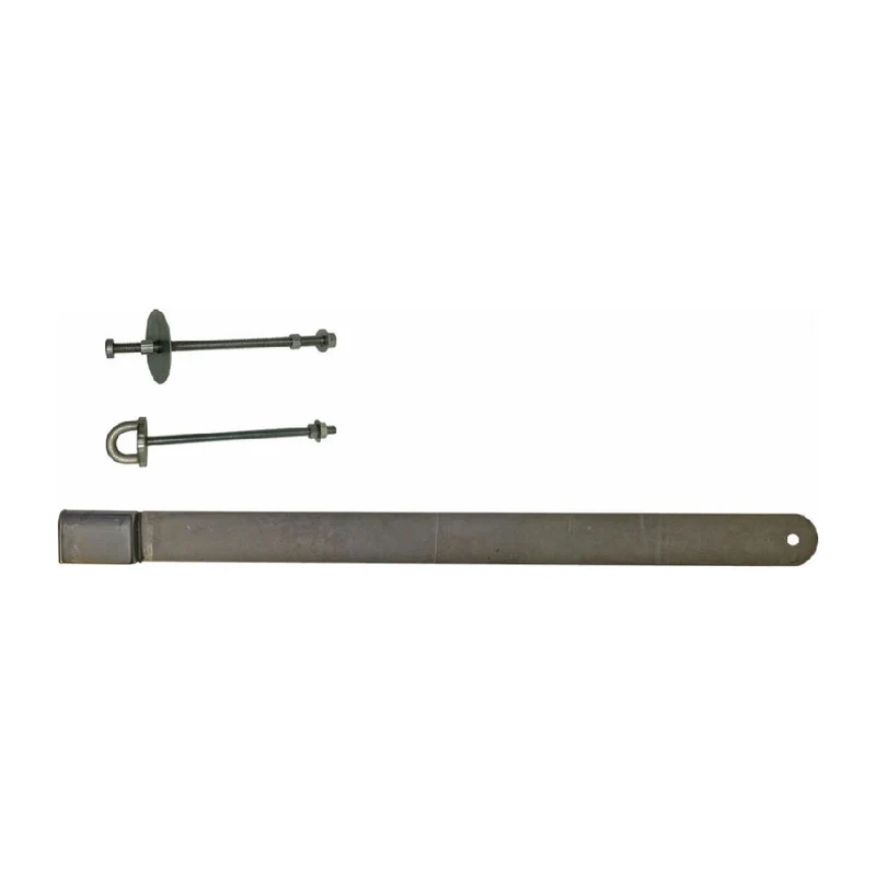 Låsbom 1100mm höger krom