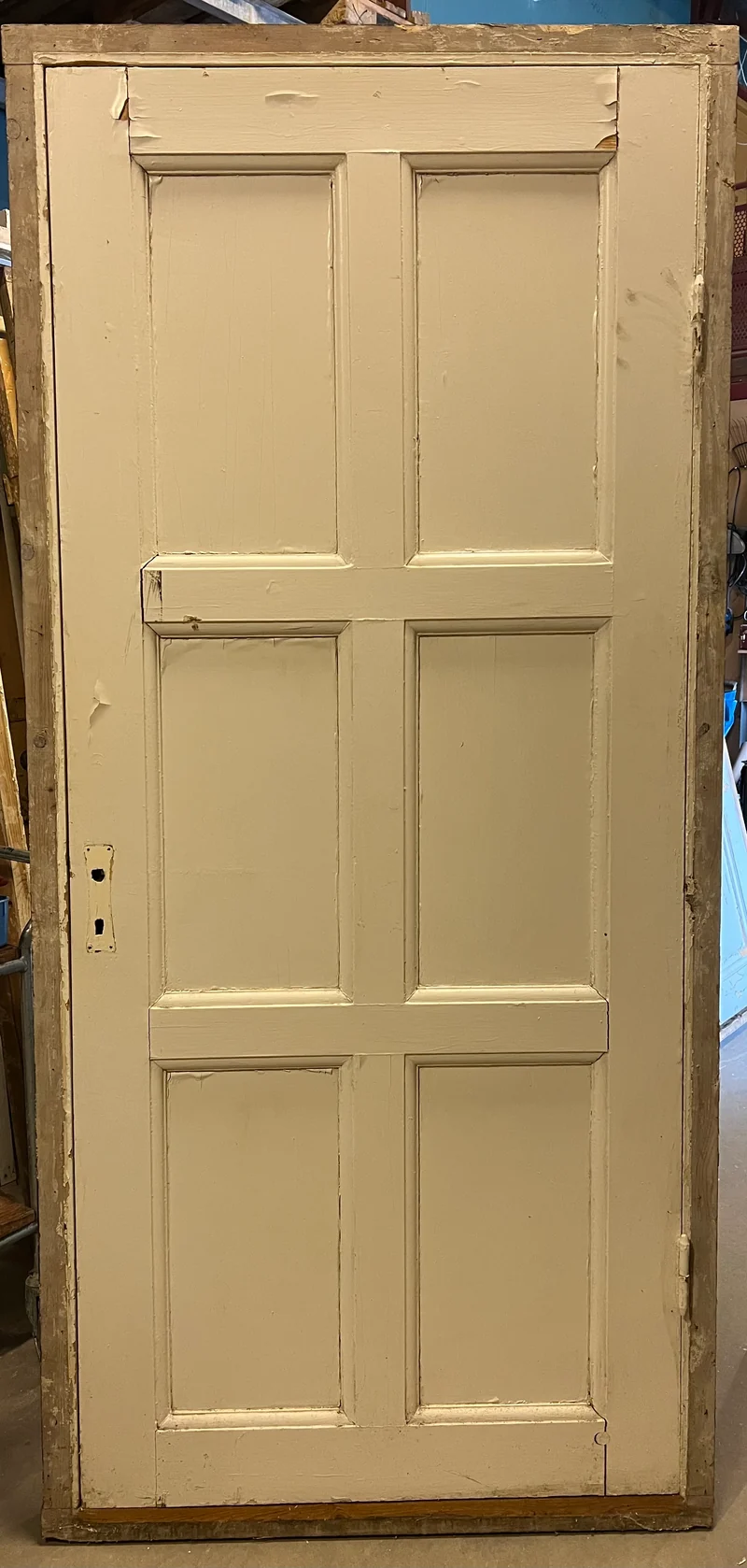 Spegeldörr i karm 101x220 6-sp