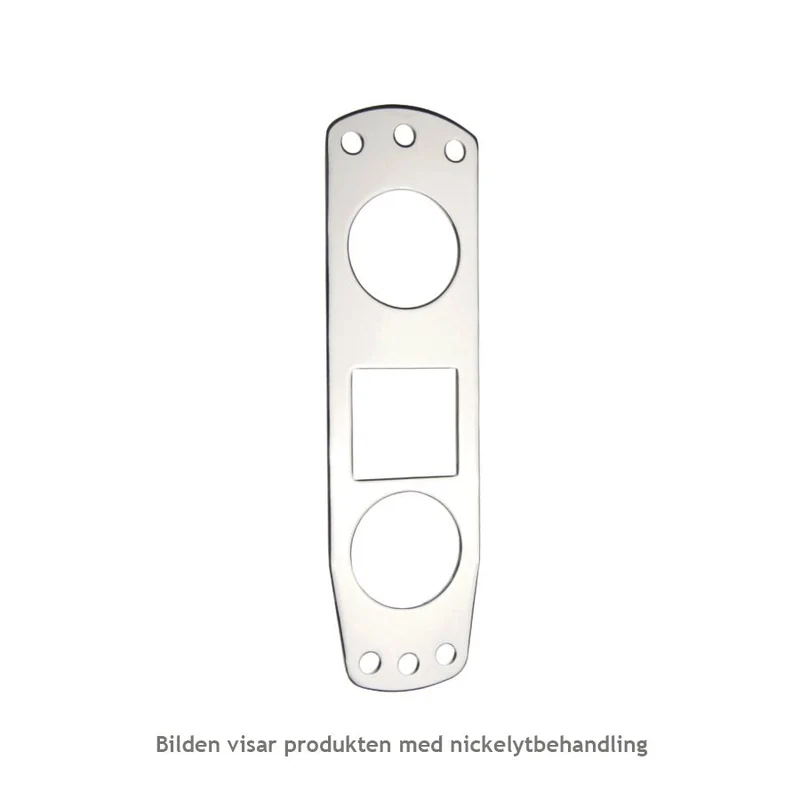 Underläggsskylt 179 3mm mattkrom