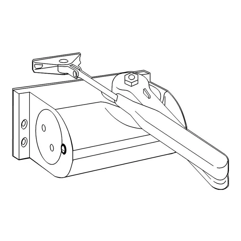 Dörrstängare TS59/4 silver