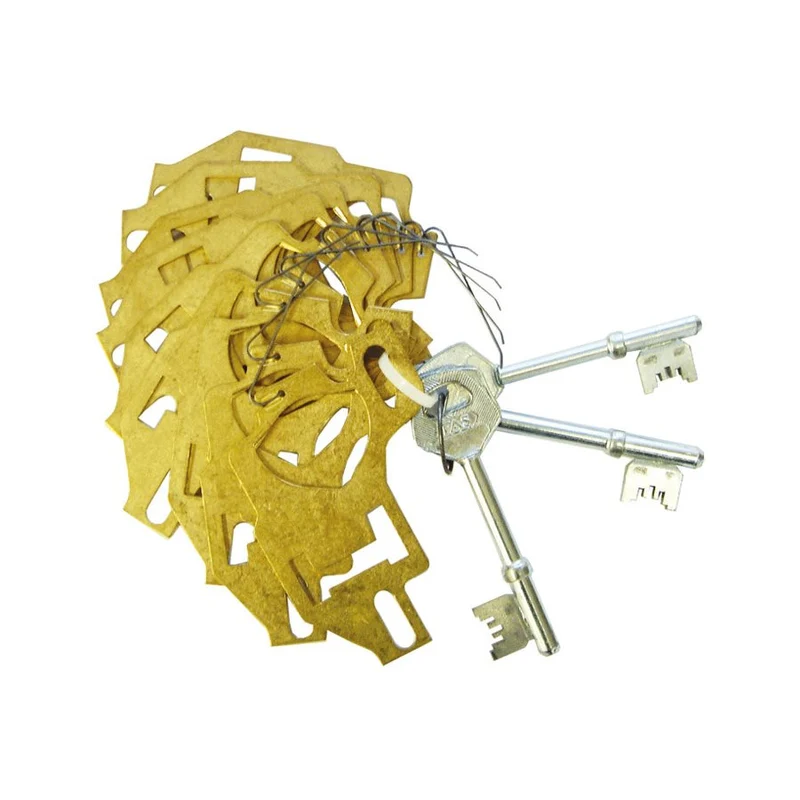 ASSA Tillhållarpaket 131 40B – 3 stålnycklar, 68 mm