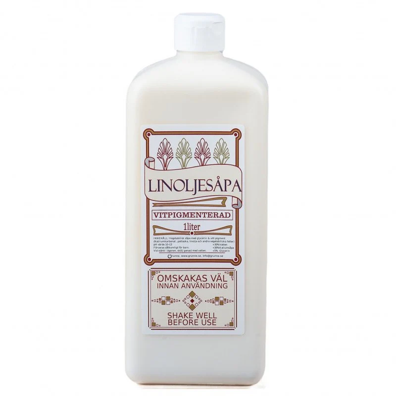 Linoljesåpa Vitpigmenterad 1 liter