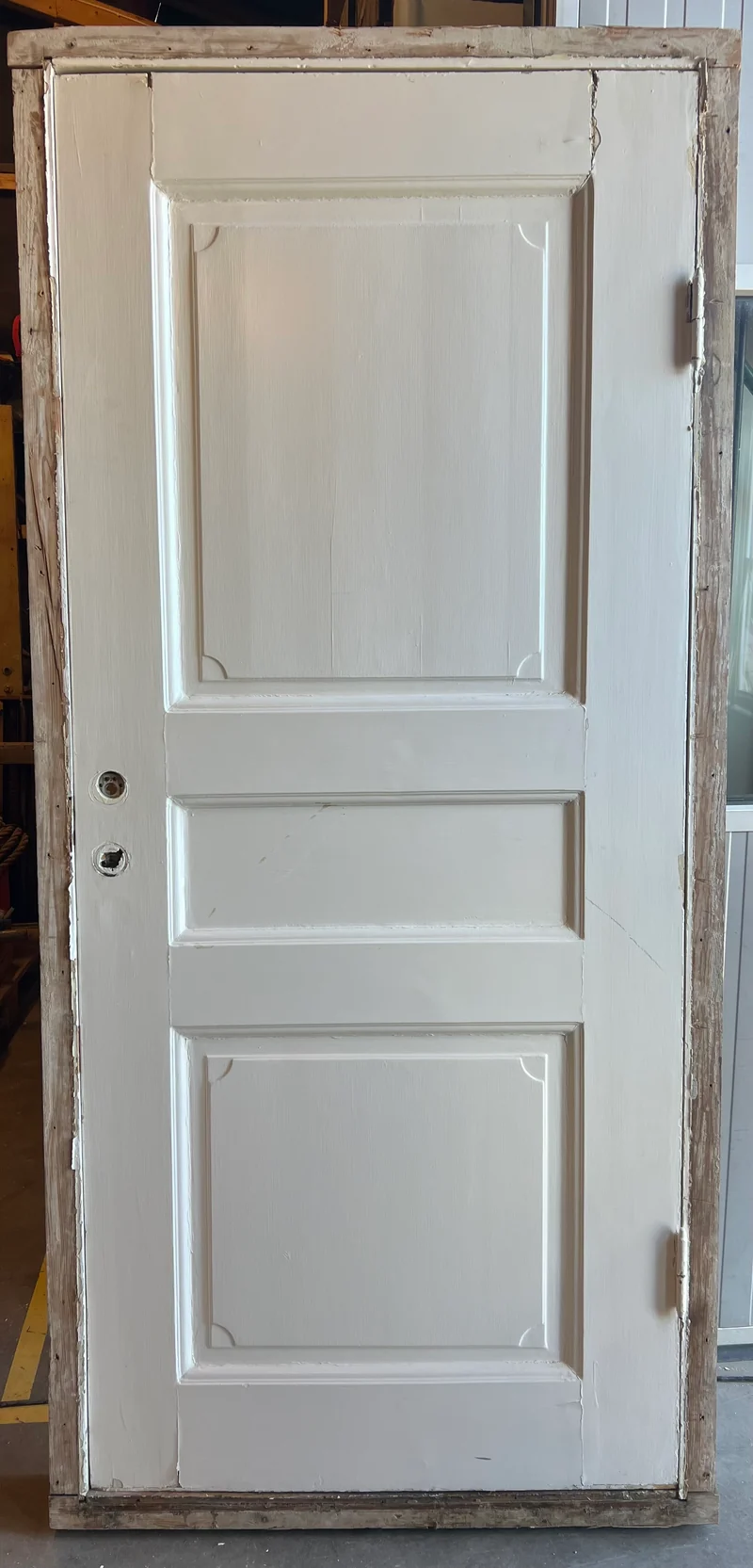 Spegeldörr med karm 103x222 3-sp