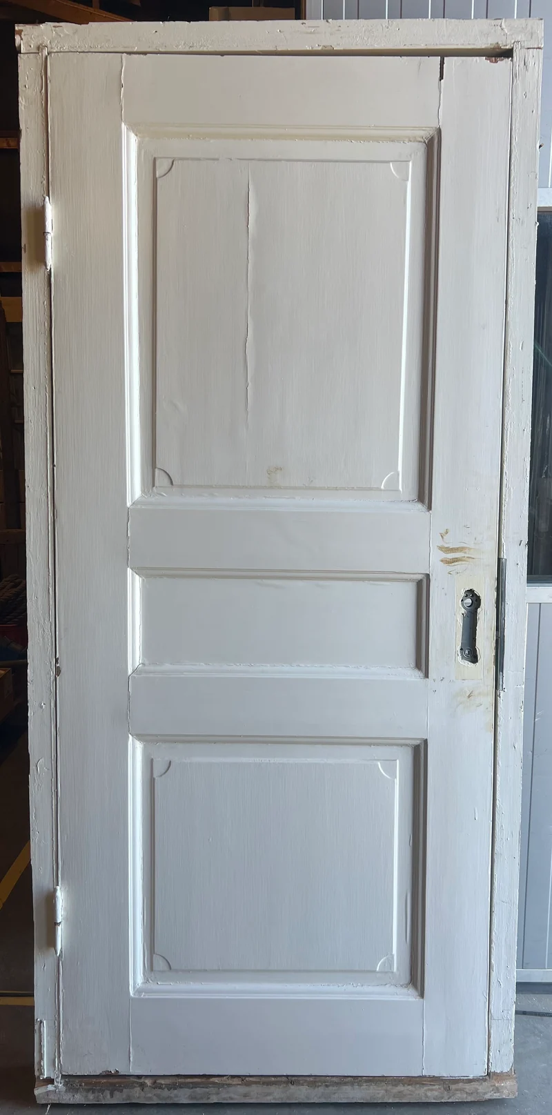 Spegeldörr med karm 103x222 3-sp