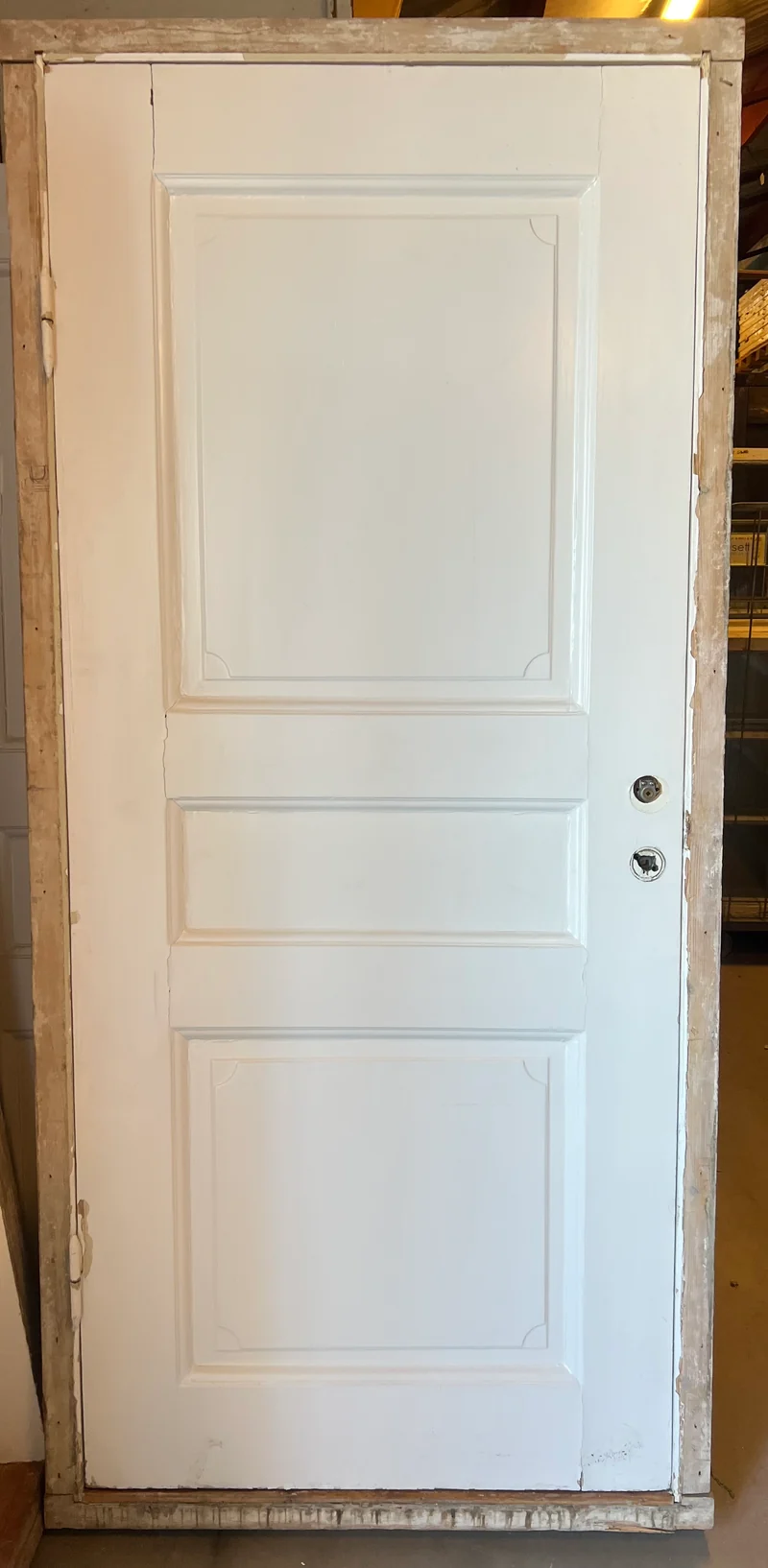 Spegeldörr med karm 103x222 3-sp