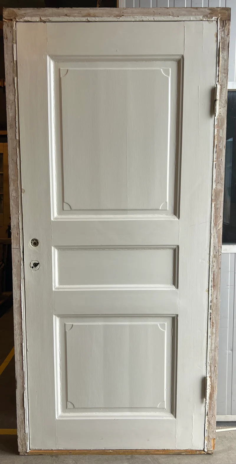 Spegeldörr med karm 103x219 3-sp