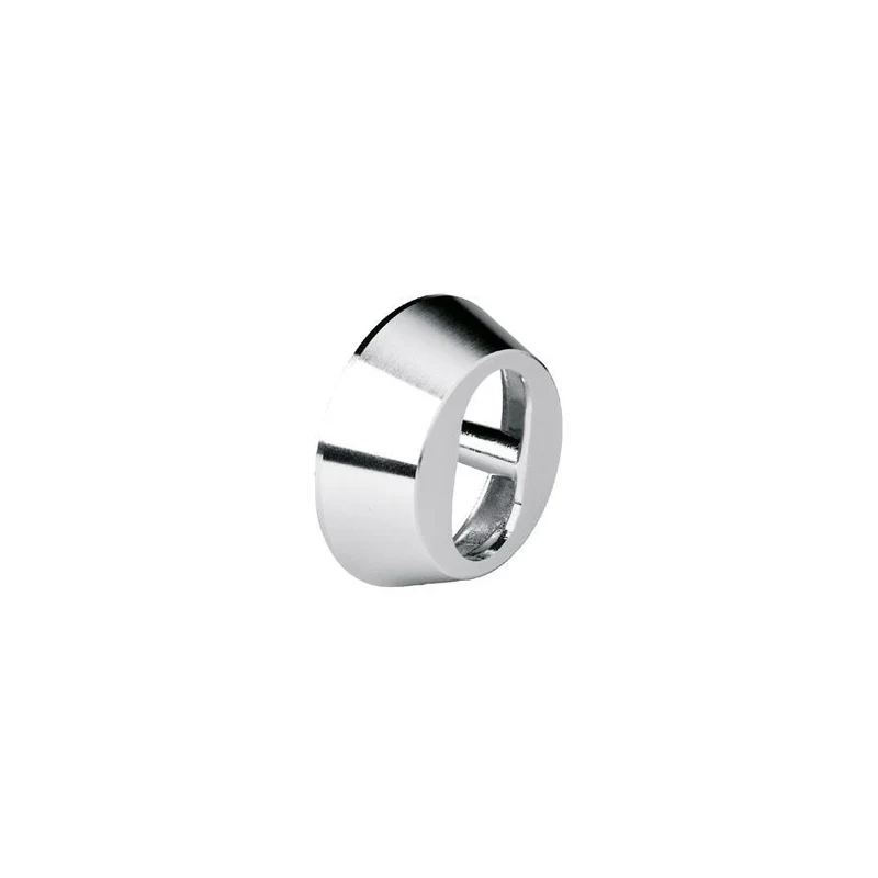 Cylinderring oval 11mm mattkrom