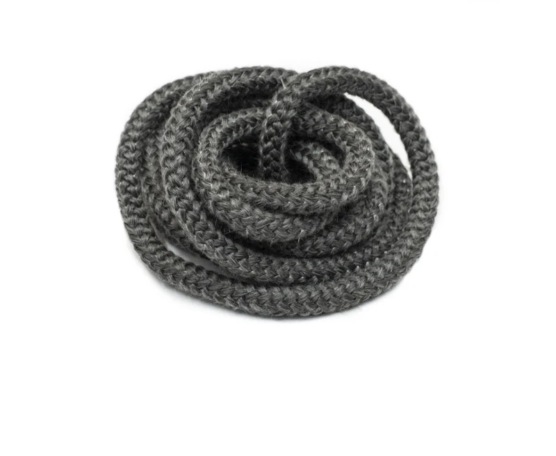 Tätningsgarn för eldstäder. Glassnor 6mm