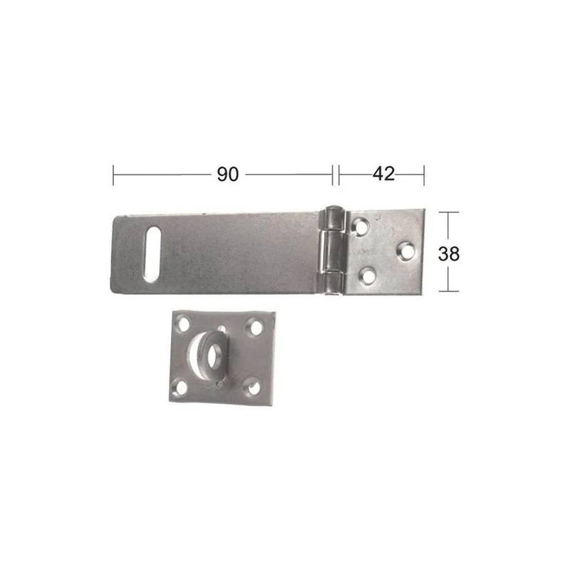 Hasp 1365 90mm stål SB