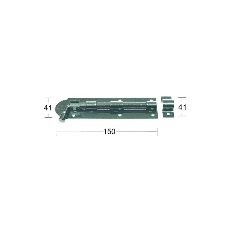 Skjutregel 777 150mm galv SB
