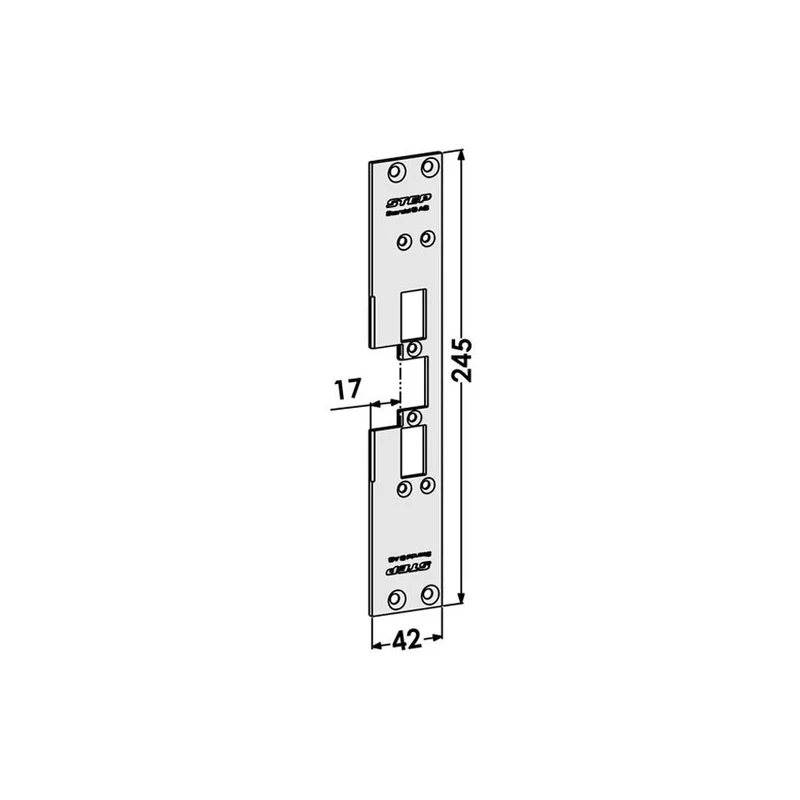 Monteringsstolpe ST6558 plan