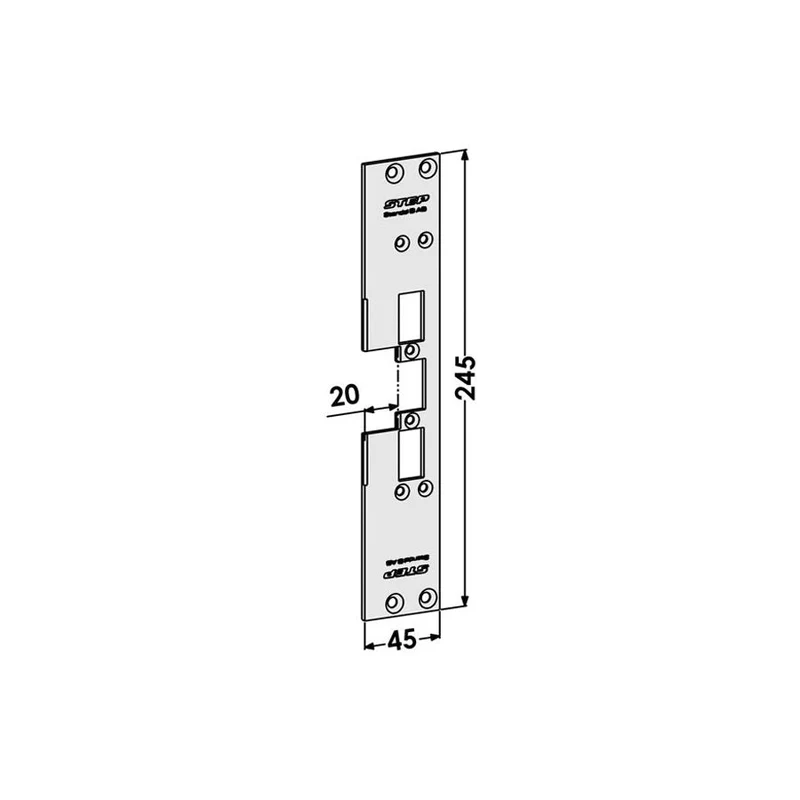 Monteringsstolpe ST6559 plan