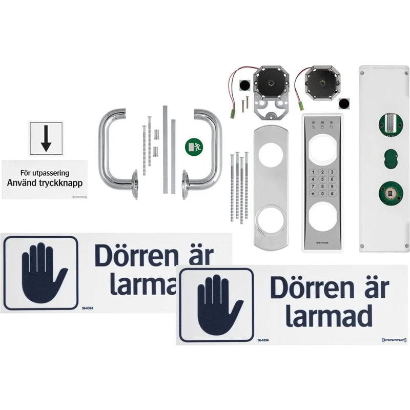 Utrymningslarm Duo höger Vit