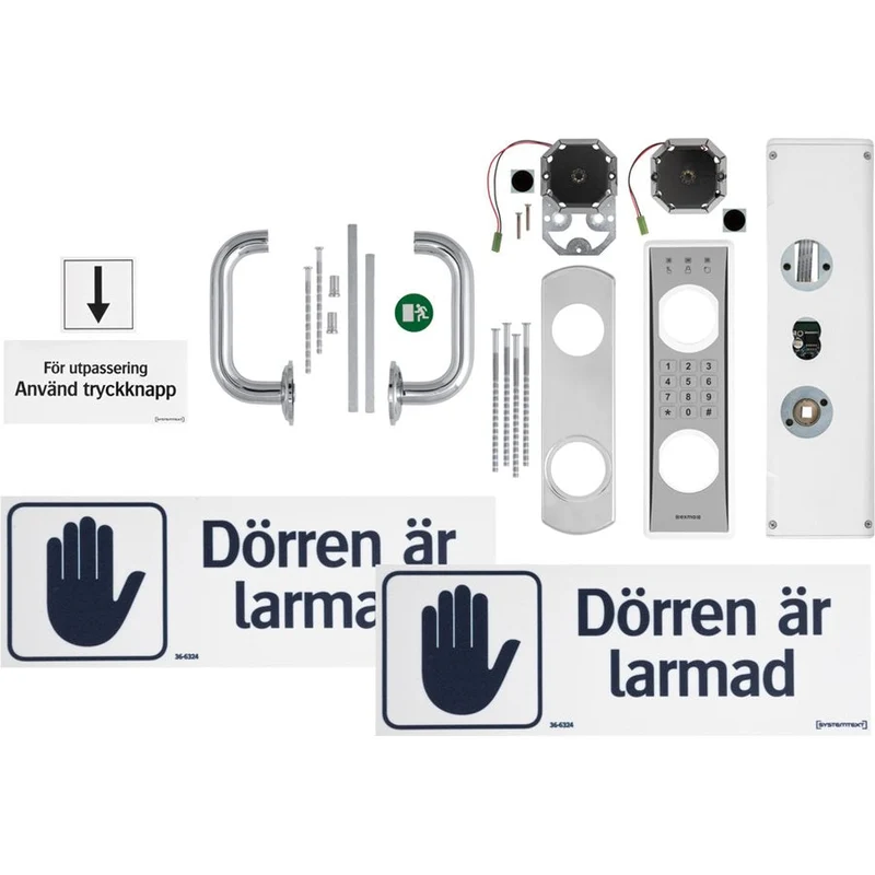 Utrymningslarm Duo Vänster Vit