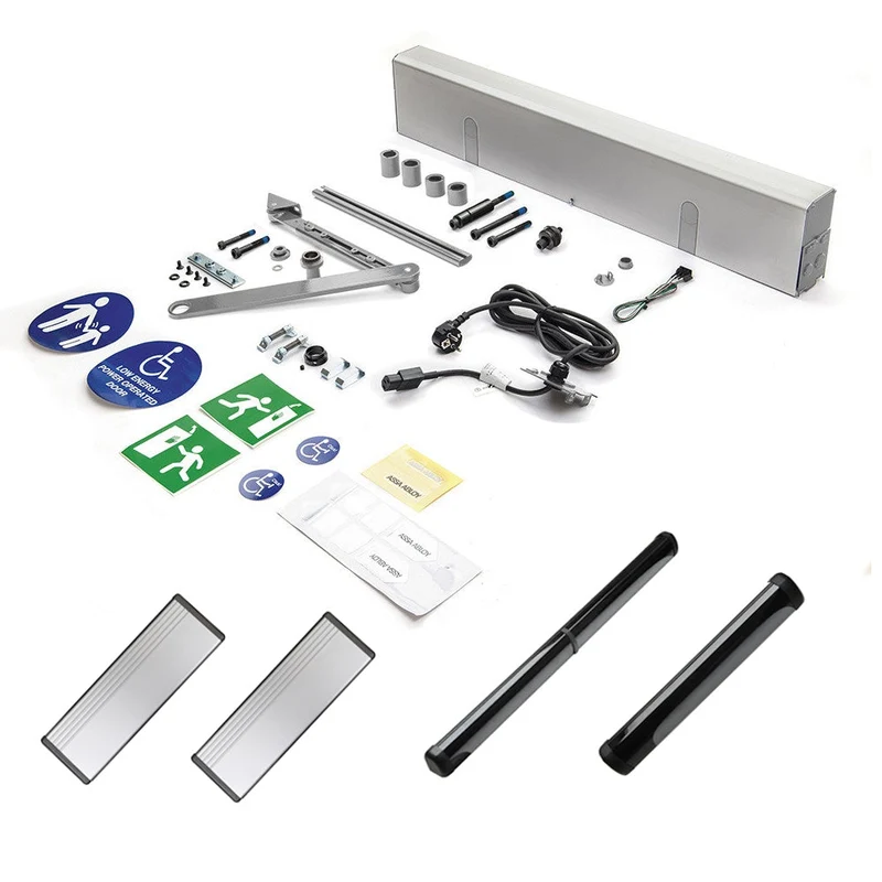 Dörrautomatikpaket SW300 tryck Hotron mix AK Silver alu