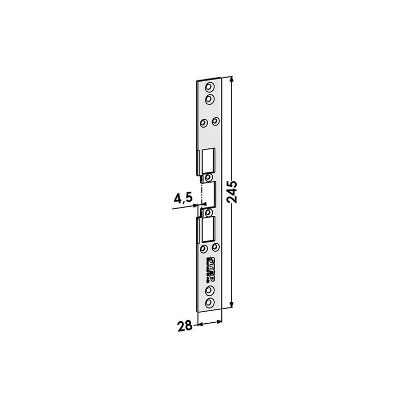 Monteringsstolpe ST6511 plan