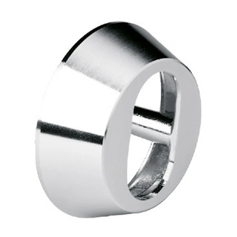 Cylinderring oval 21mm mattkrom