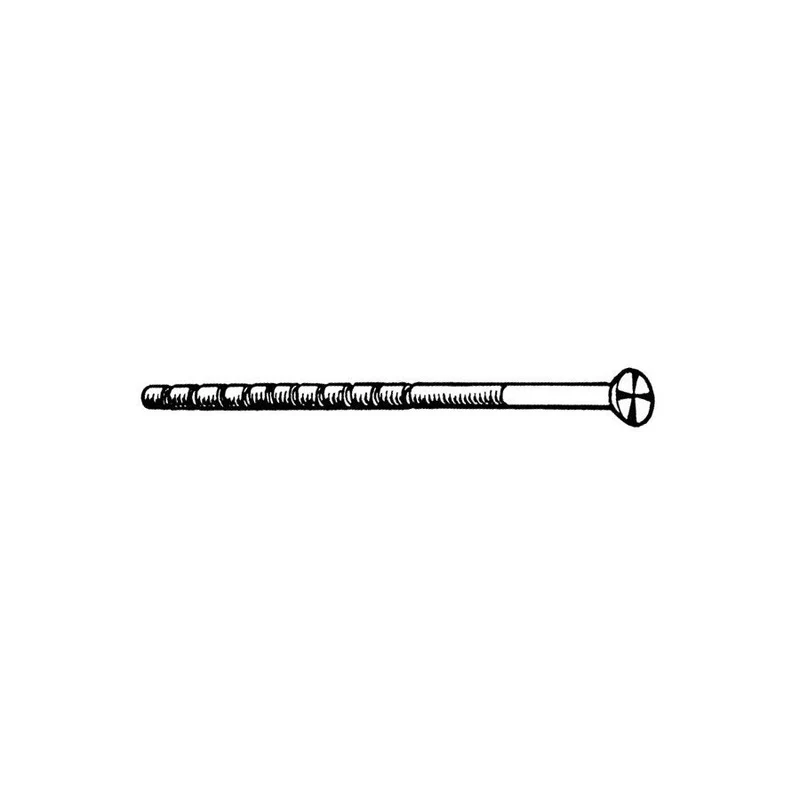 Vredskruv M5 envägs midjor 95mm nickel