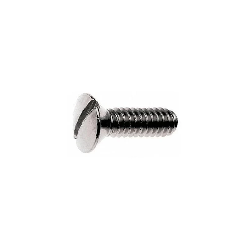 Skruv 1429 1/4 mässing nickel