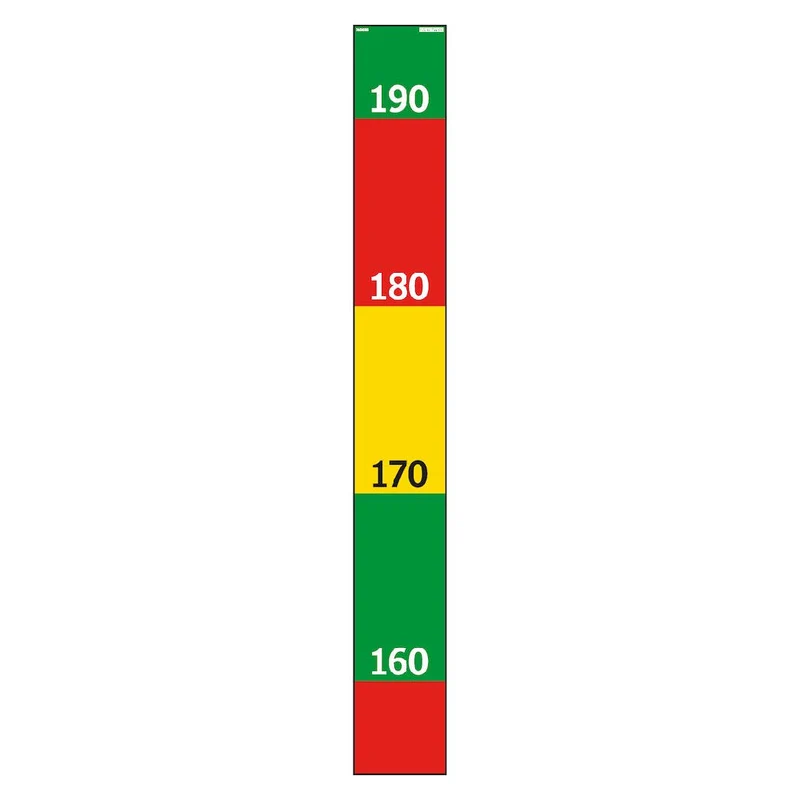 Längdmarkering självhäftande dekal 50x400mm