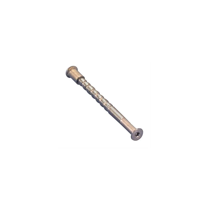 Skruv + hylsa M5x100mm förnicklad