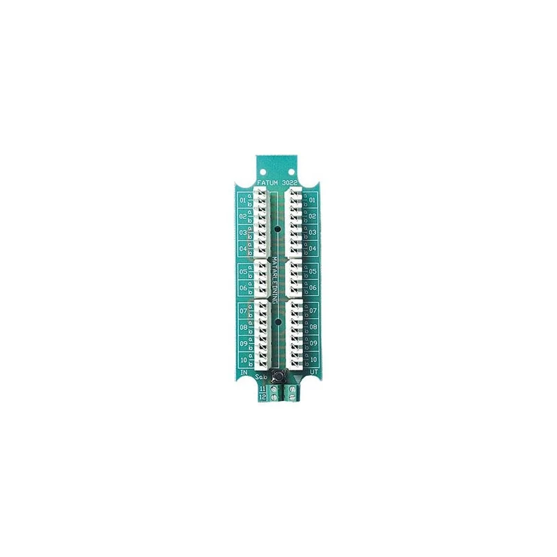 Kopplingsplint 10 par slits/slits