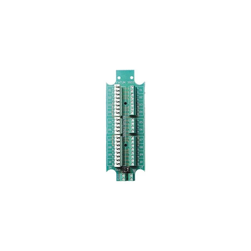 Kopplingsplint 10 par slits/skruv