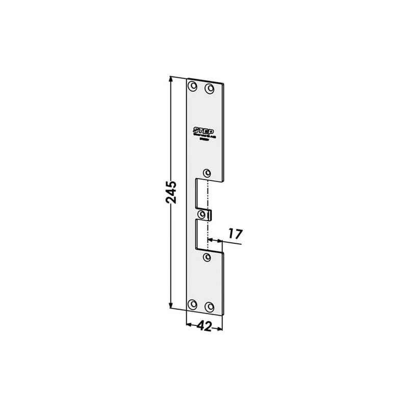 Monteringsstolpe ST9503V plan